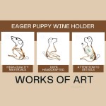 MS010 Eager Puppy Wine Holder 